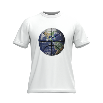 World Themed Custom Basketball T-Shirt