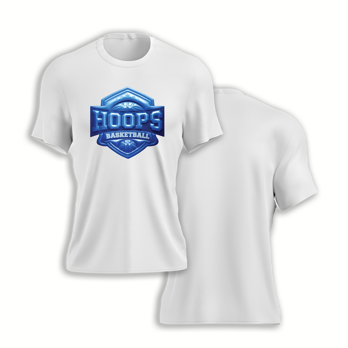 3D Basketball HOOPS Graphic Tees — Designed for basketball programs