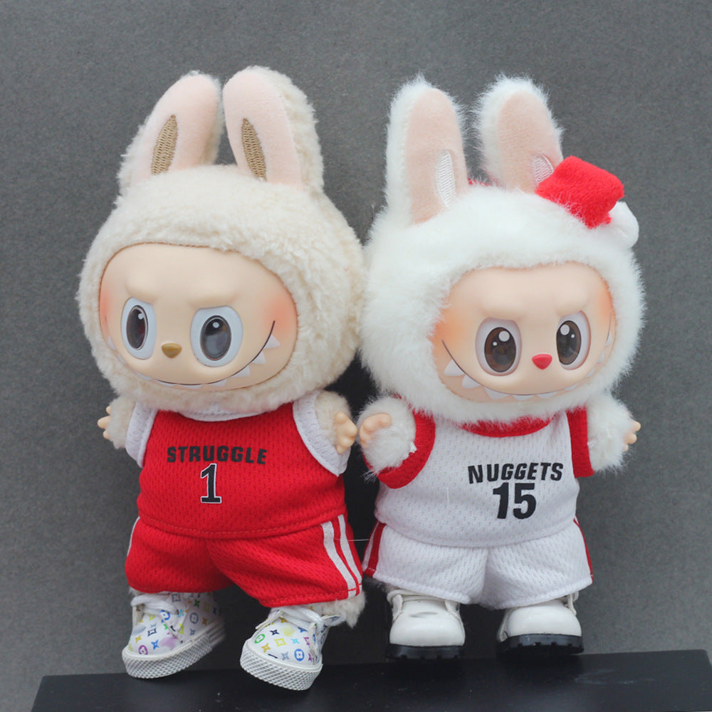 17cm Mini Labubu Doll'S Clothes Outfit Accessories For Basketball Playe Clothing Labubu Idol V2 Idol Athlete Clothing Gift — Made-to-order in California