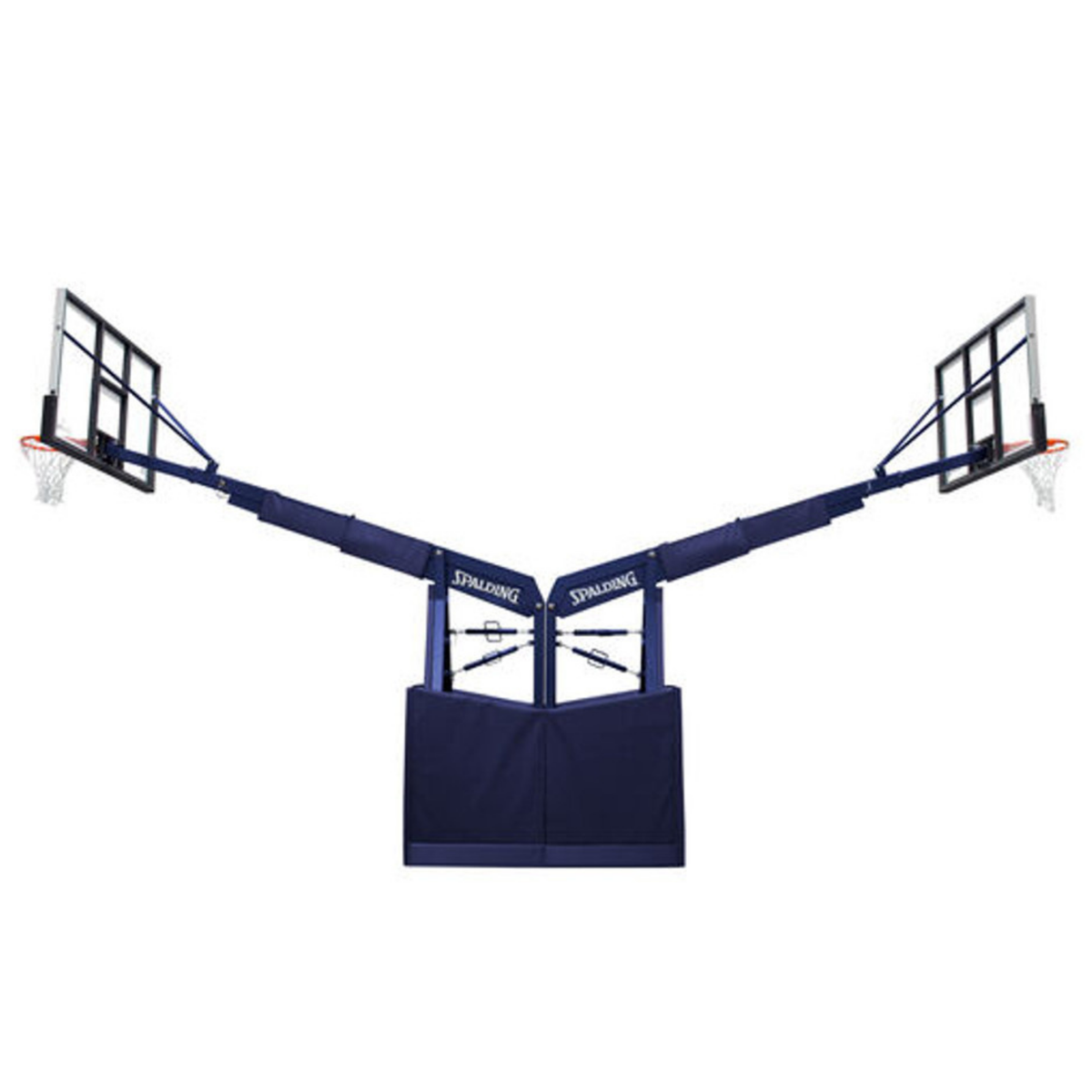 Spalding 8' Tournament Portable 72" Acrylic Backstop — Made-to-order in California