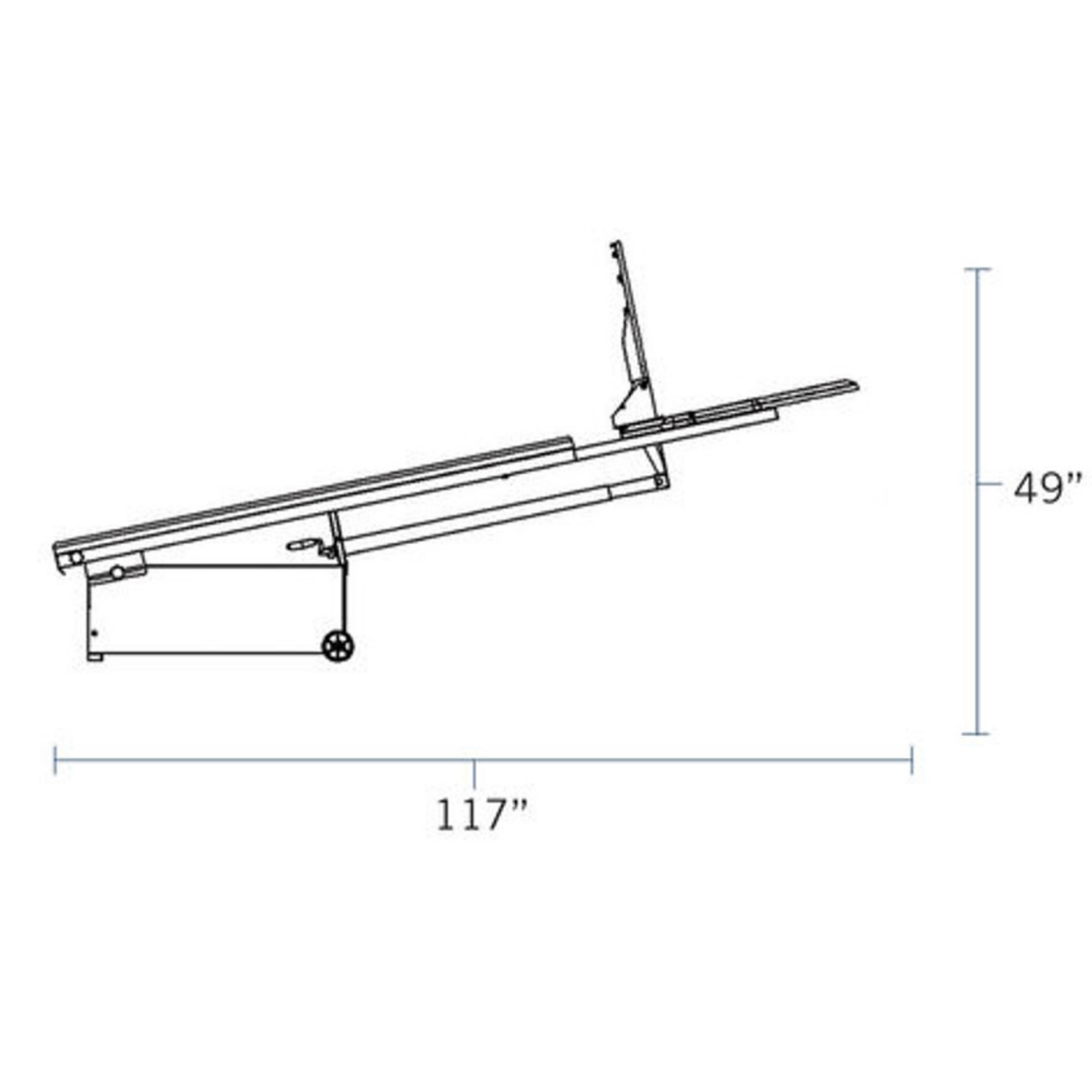 Spalding Fastbreak 930™ 48" Acrylic Portable Basketball Hoop — Made-to-order in California