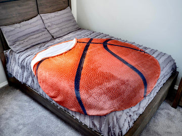 Basketball Round Sleeping Bag Blanket 60" Diameter