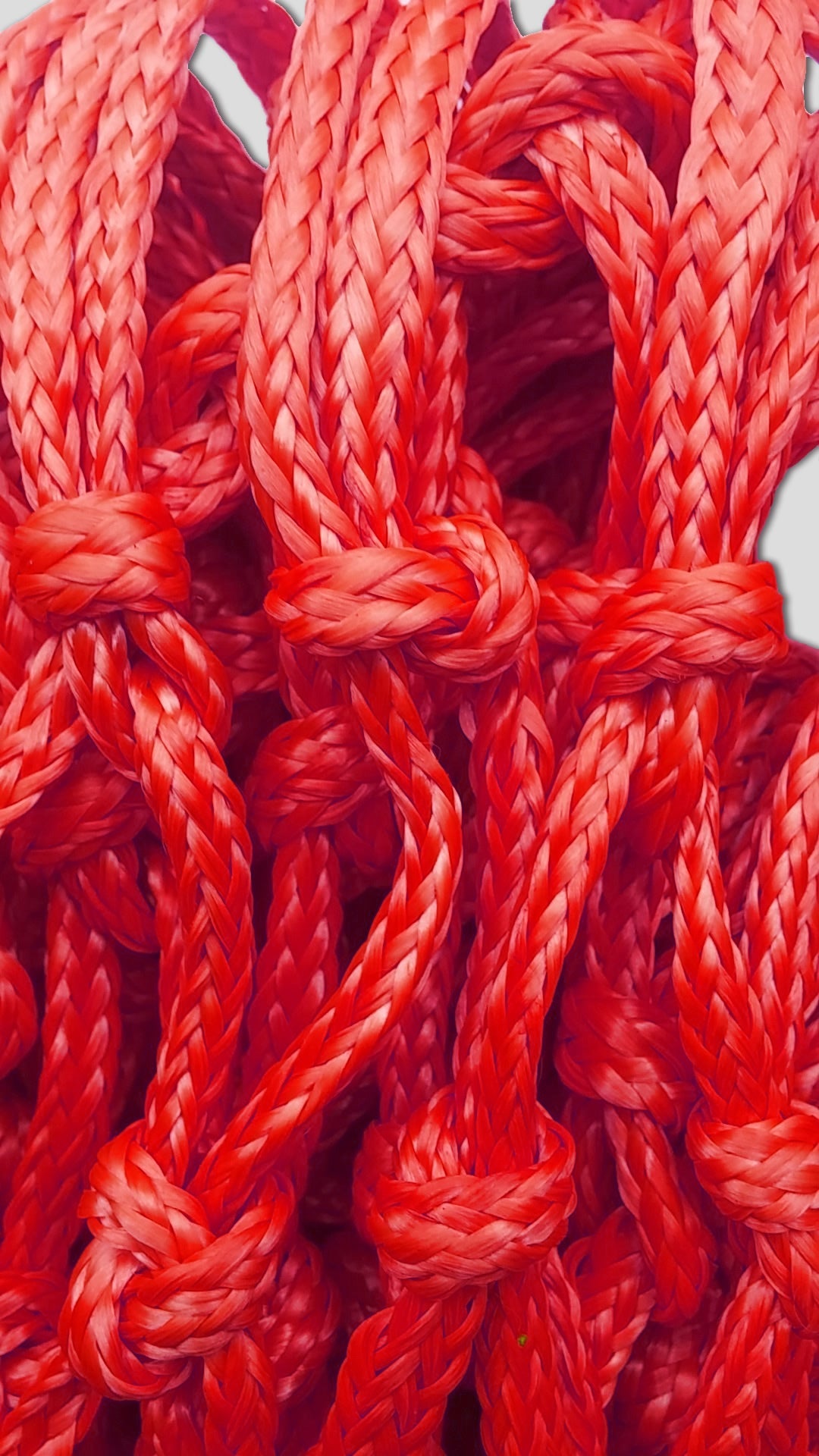 Krazy Netz Heavy Duty Red Basketball Rim Net — Made-to-order in California