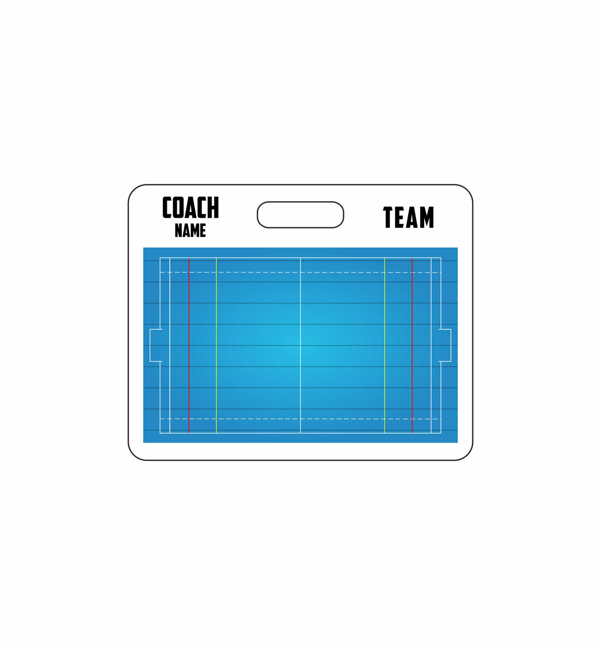 Custom Water Polo Magnetic Coaching Board – 11.4’’ x 9.4’’ 29 x 24 cm — Customized for your team identity