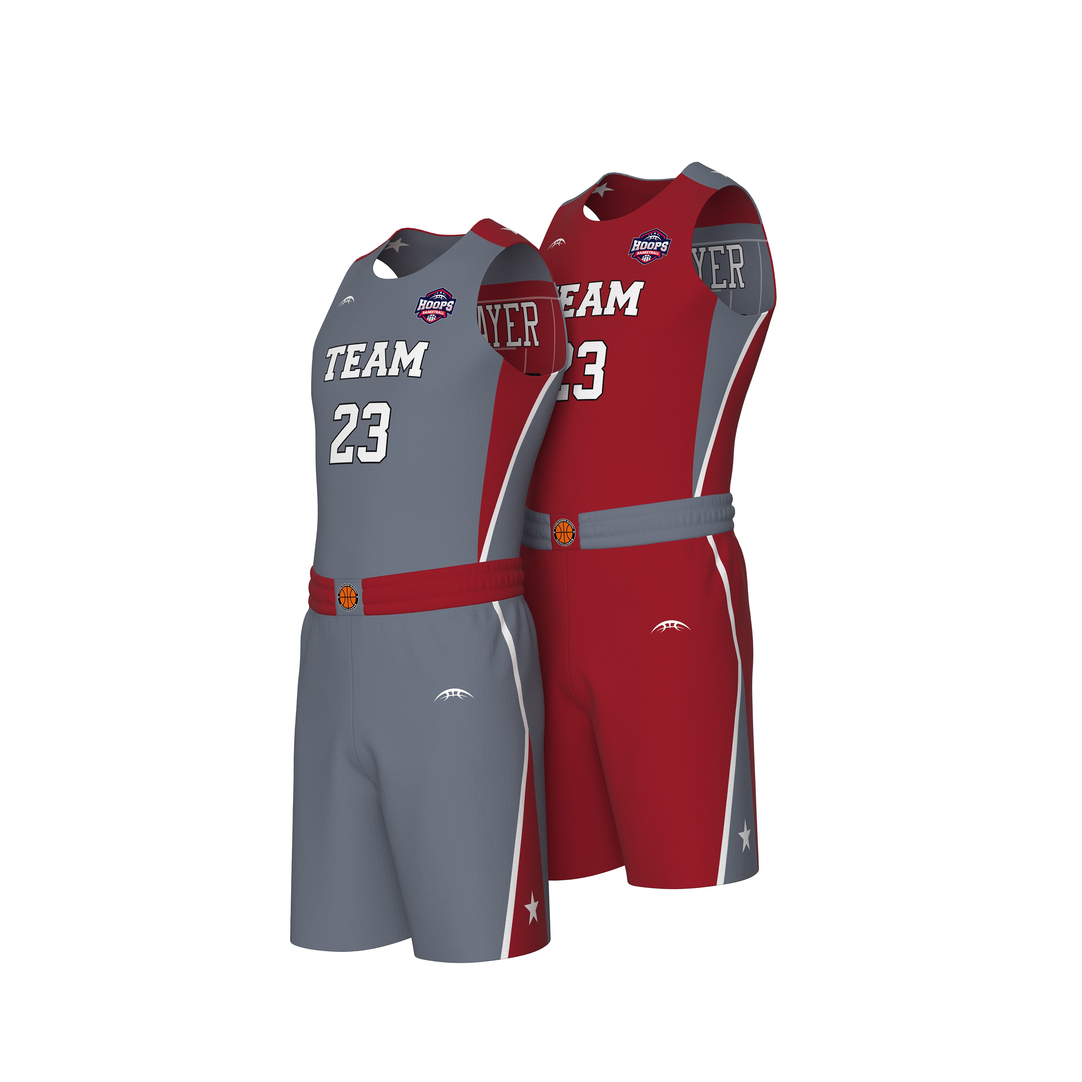 563  Wing Basketball Set :: Discounted Team Basketball Uniforms