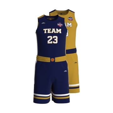 Custom All-Star Reversible Basketball Uniform  - 183 Bend