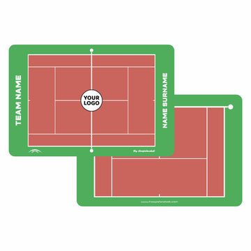 Custom Tennis Magnetic Coaching Board 15.7'' x 10.6'' / 40 x 27 cm