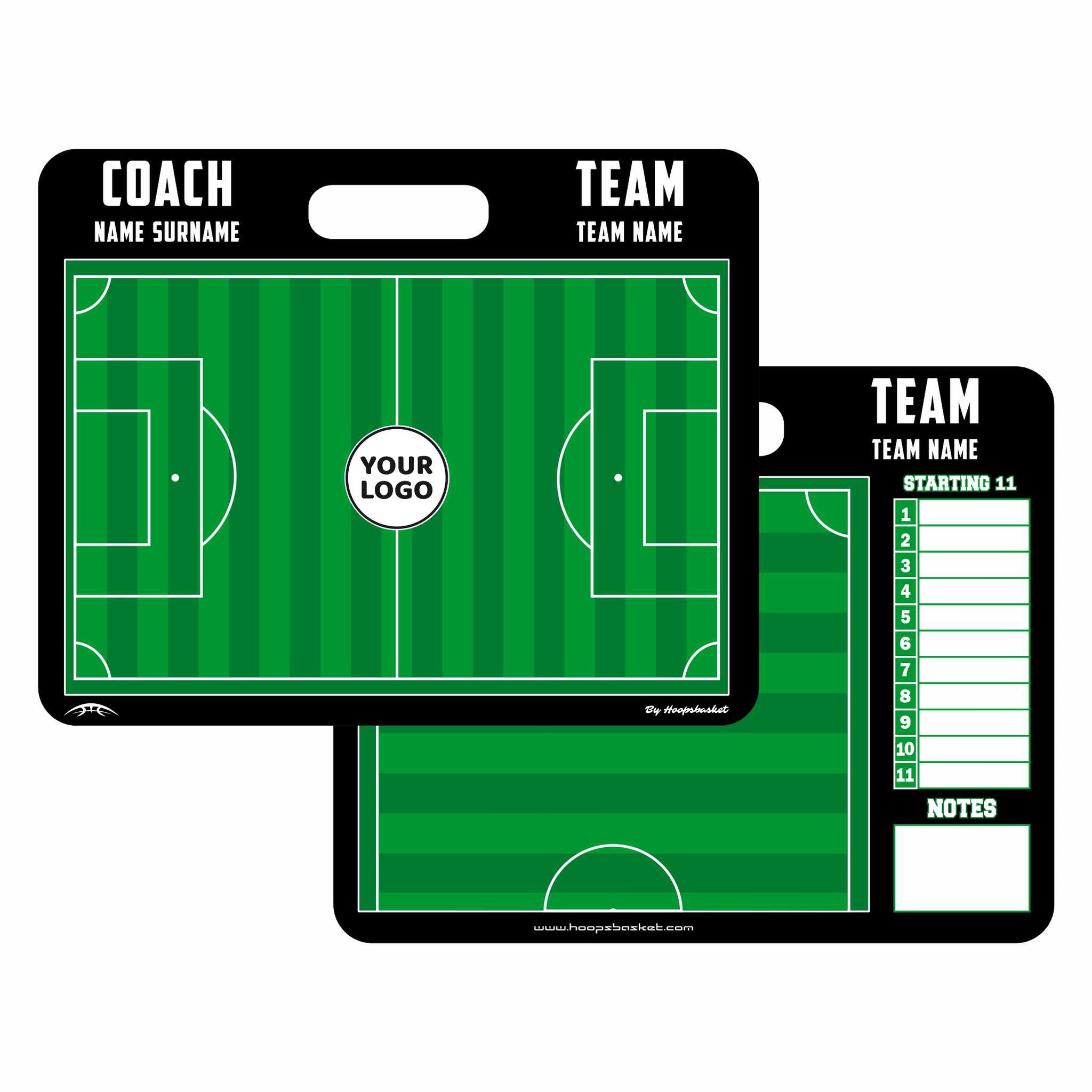 Custom Soccer / Football Coaching Board 15.7'' x 12.6'' / 40 cm x 32 cm