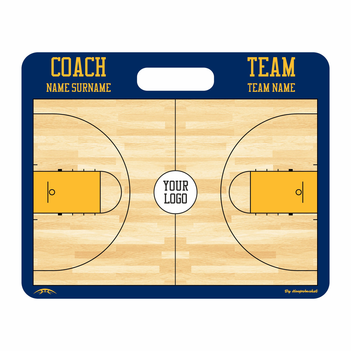 Custom Women's NCAA Basketball Coaching Board 15.7 x 12.6 in (Magnetic) — Customized for your team identity