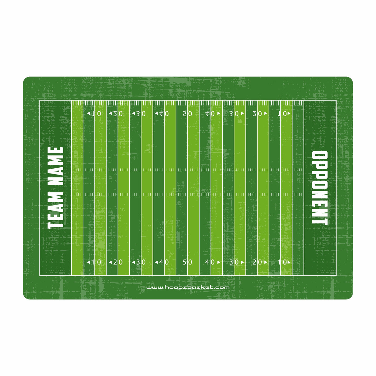 Custom Football Magnetic Coaching Board 15.7'' x 10.6'' / 40 x 27 cm — A coaching surface built to last the season