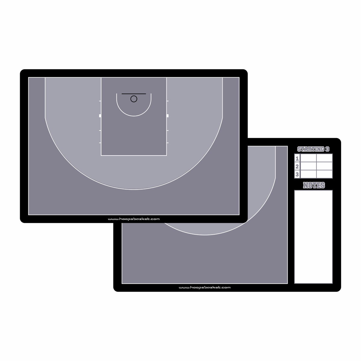 Custom 3x3 Basketball Coaching Board 15.7 x 10.6 Magnetic Surface