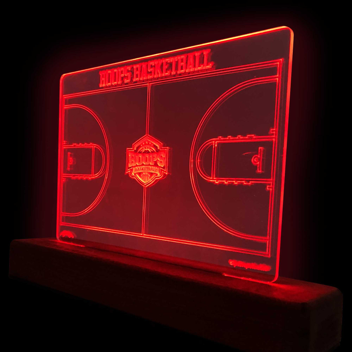 Custom Basketball Court Night Light - Basketball Lamp (RGB) — ISO 14001 environmental certification