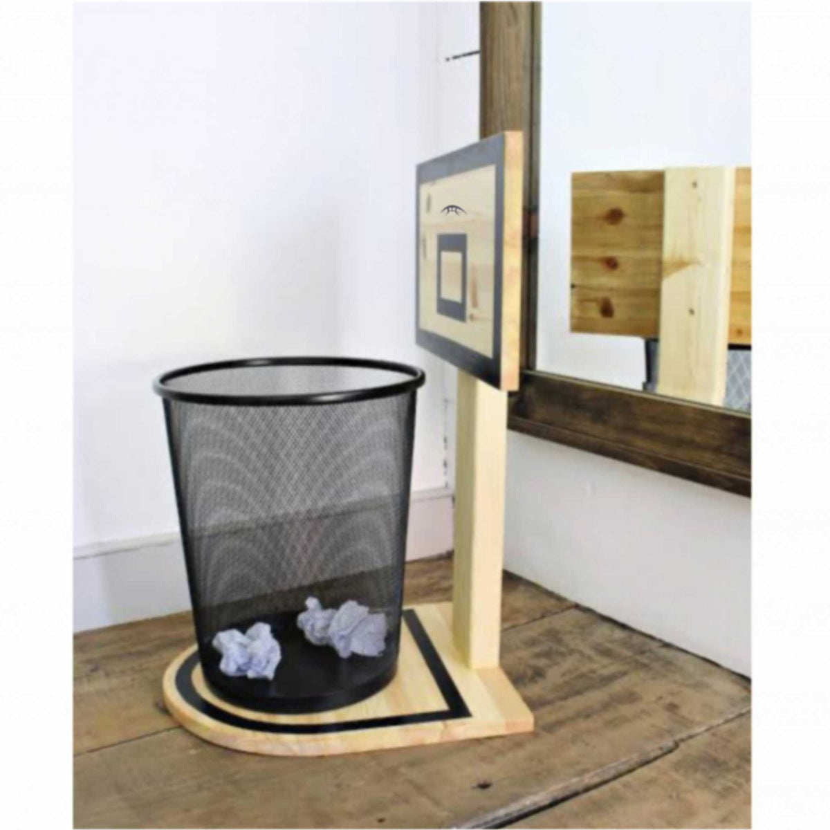 Custom Basketball Trash Can — Real basketball specialist support