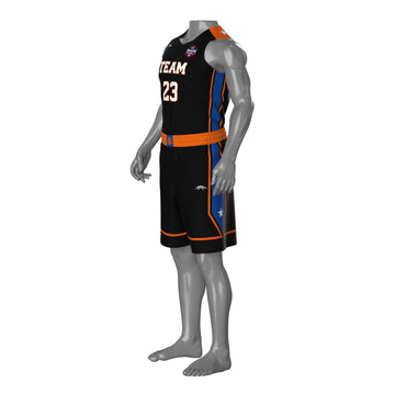 Custom All-Star basketball team uniform kit for AAU squads before tournament season