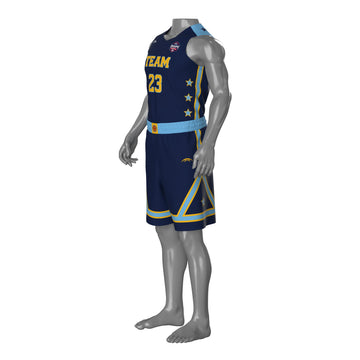 Custom All-Star basketball uniform, a full jersey-and-shorts basketball Halloween costume