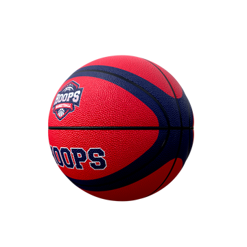 Custom indoor/outdoor game basketball, the modern evolution of the original peach-basket ball