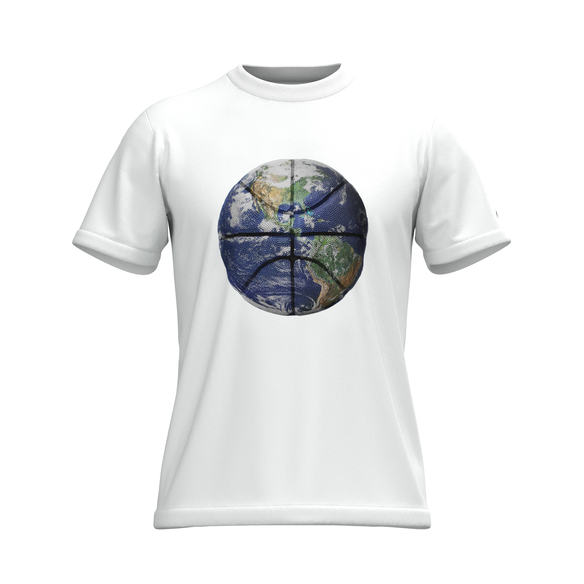 World Themed Custom Basketball T-Shirt