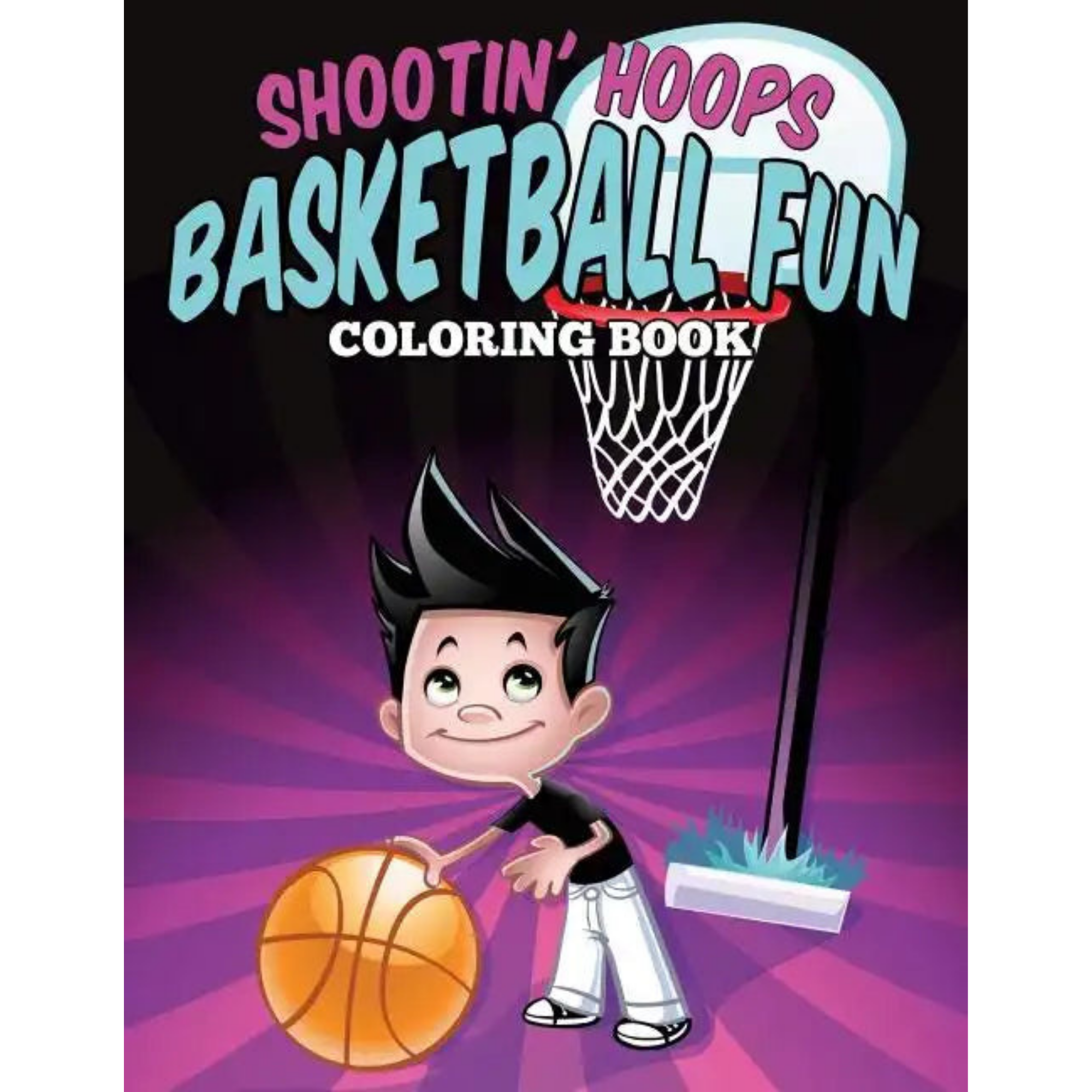 Shootin' Hoops - Basketball Fun Coloring Book - Paperback