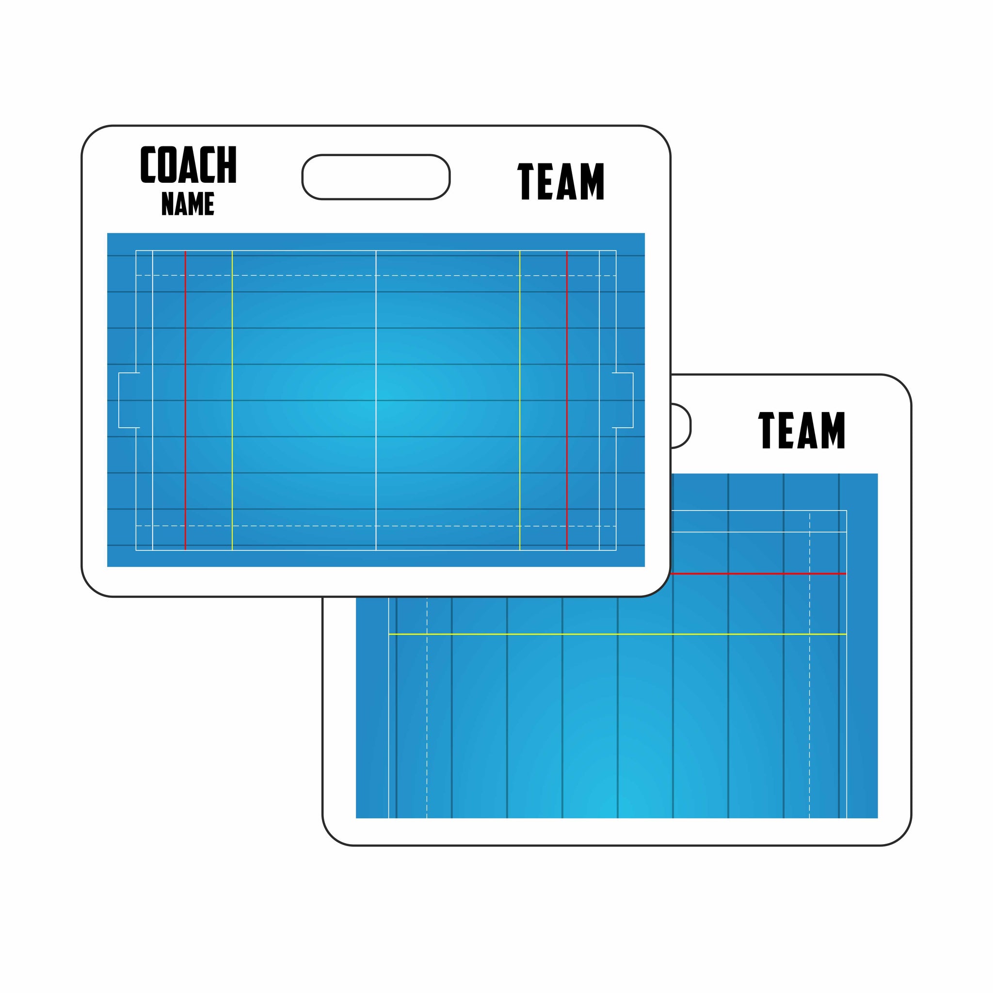 Alt: Custom Water Polo Magnetic Coaching Board 22 x 17.5 in – Personalized Coaching Tool