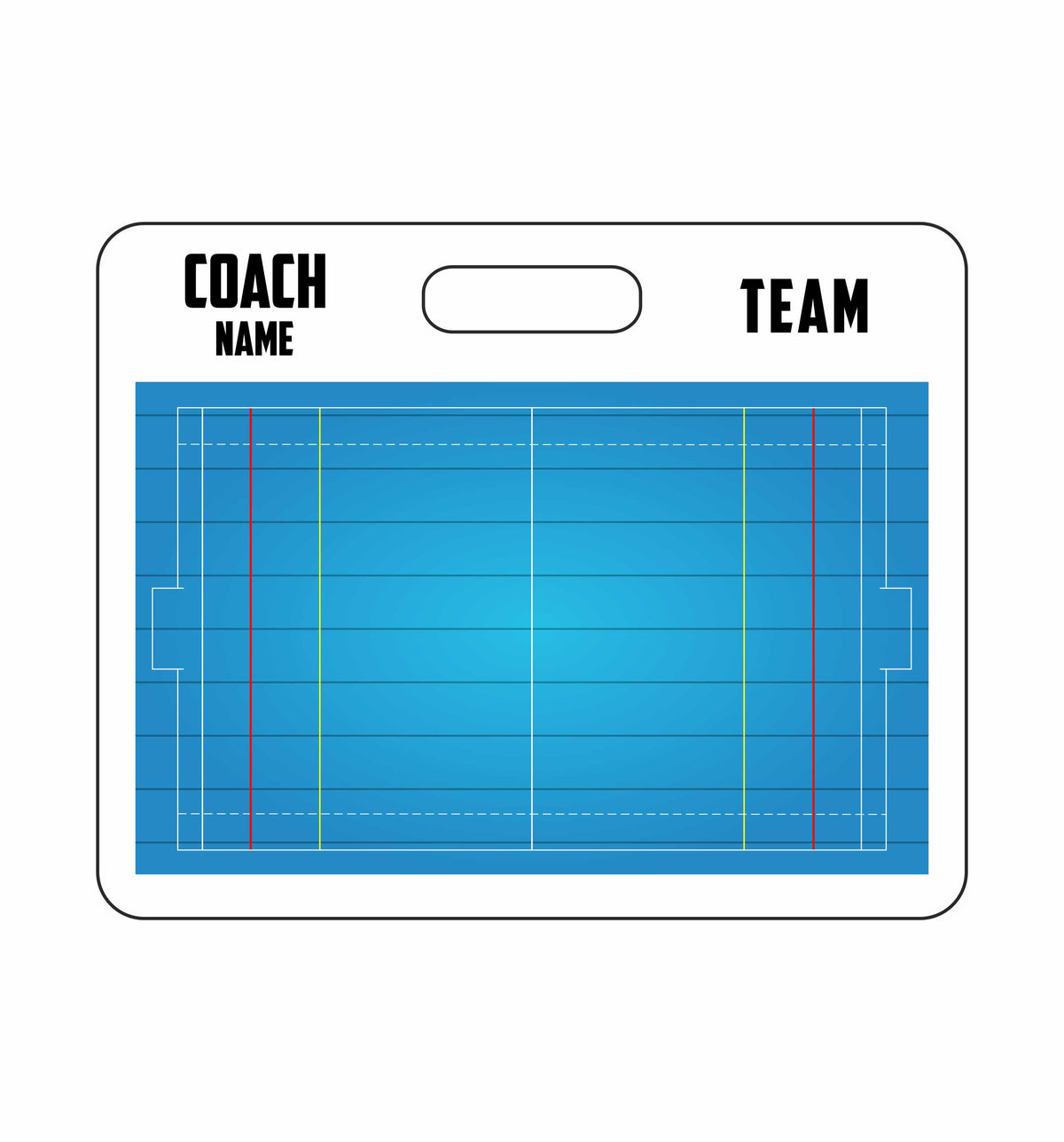 Custom Water Polo Magnetic Coaching Board 15.7 x 12.6 40 x 32 cm &mdash; Customized for your team identity