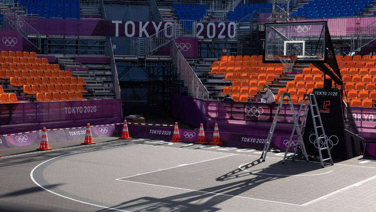 Rental Enlio Official FIBA 3x3 Basketball Court &mdash; Engineered for institutional installs
