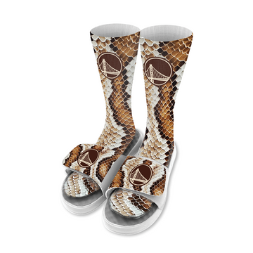Golden State Warriors Year of the Snake Sock/Slide Bundle