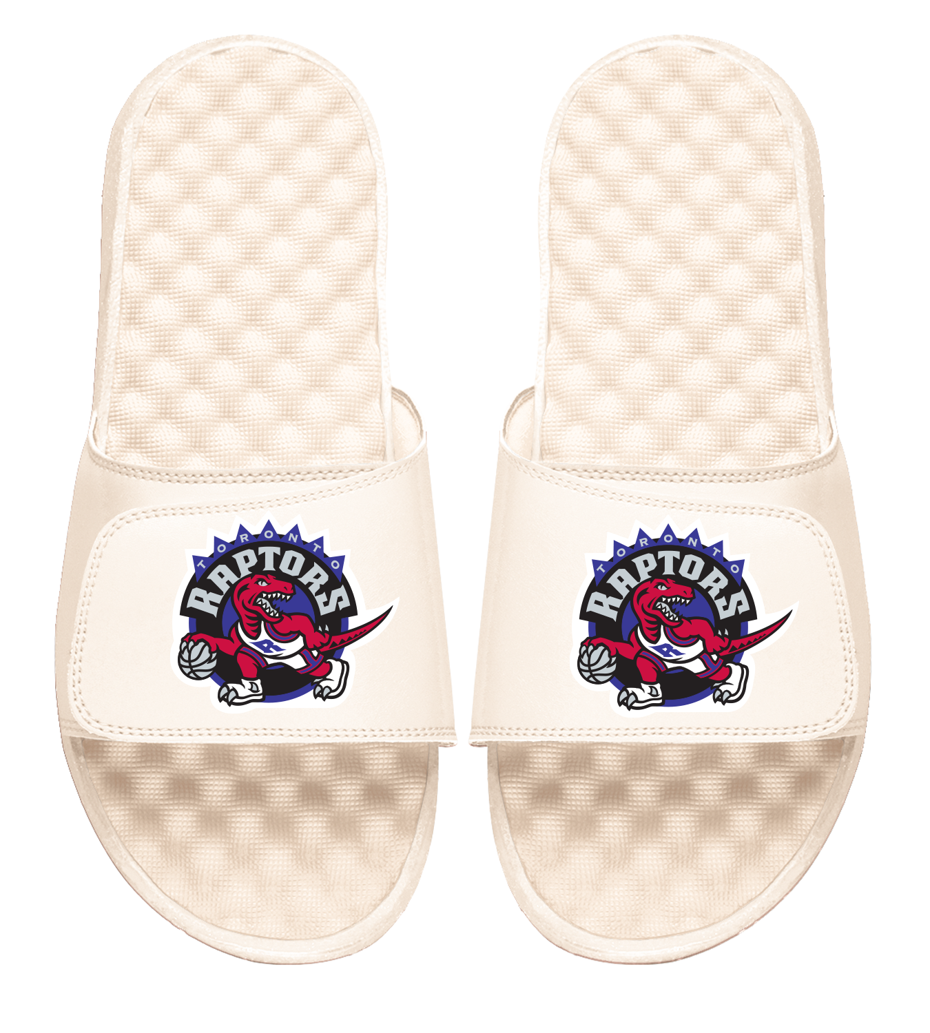 Raptors Cream Slides