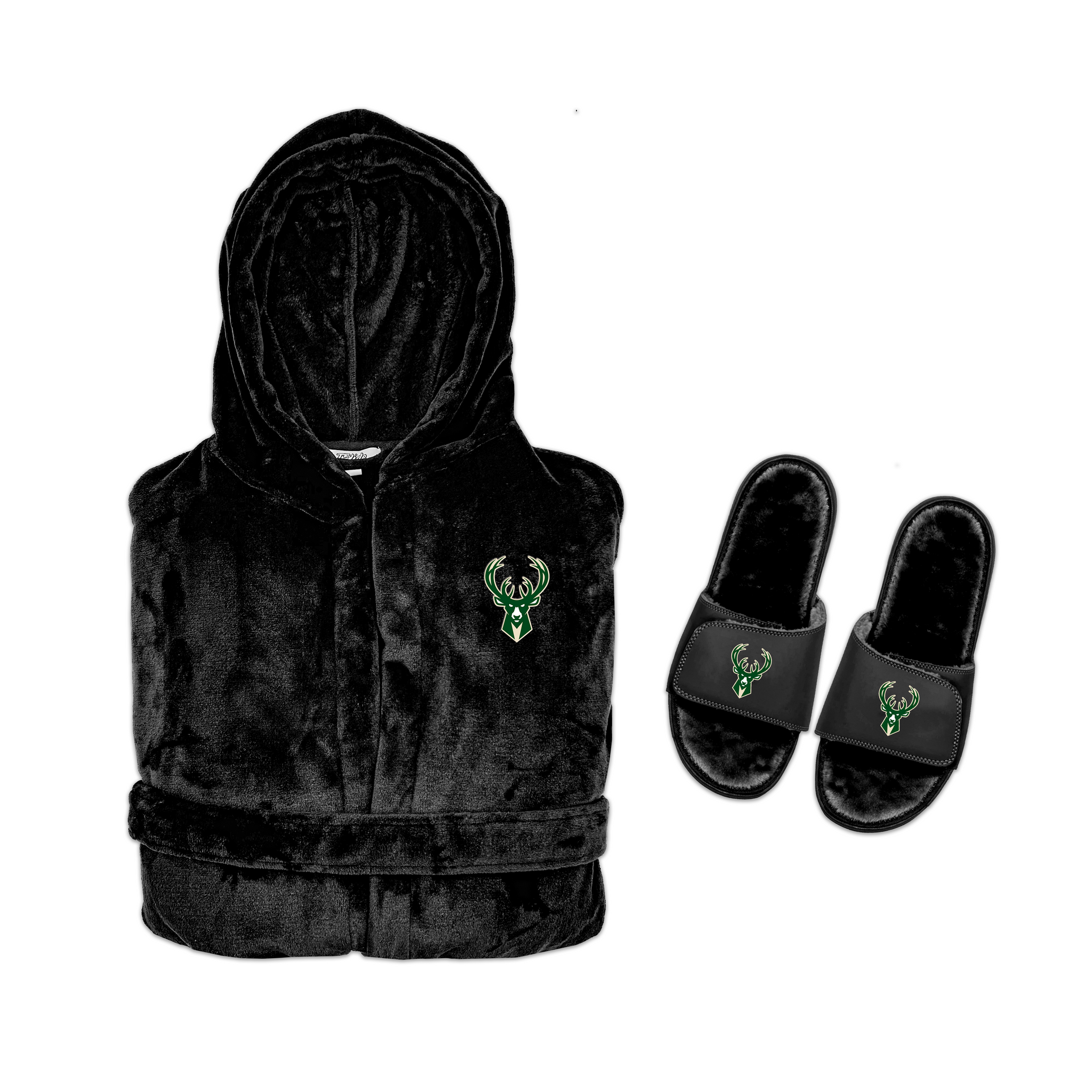 Milwaukee Bucks Phantom Robe Slide Bundle