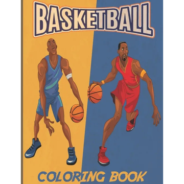Basketball: A Coloring Book for Adults and Kids - Paperback