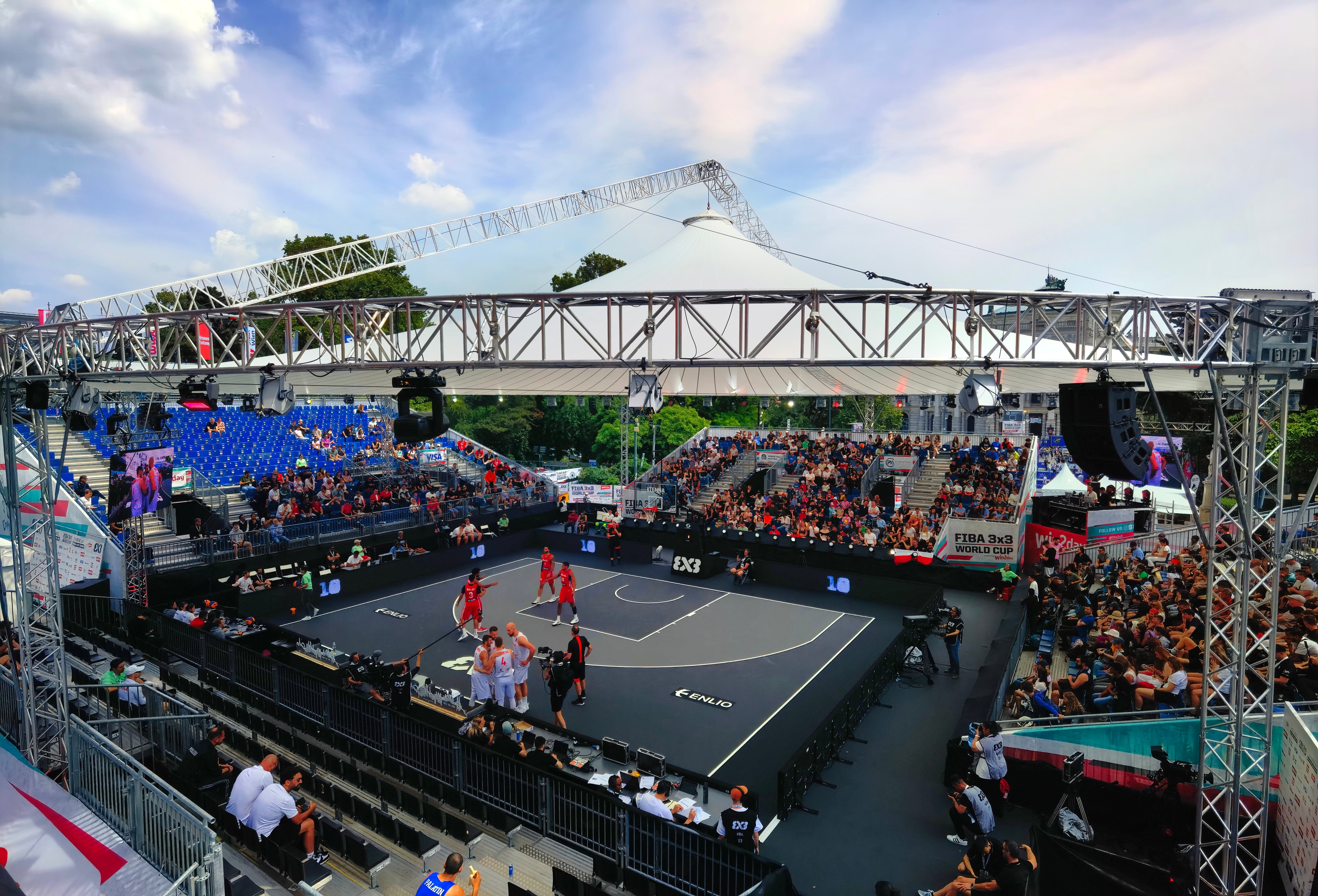 Enlio Official FIBA 3X3 Basketball Court