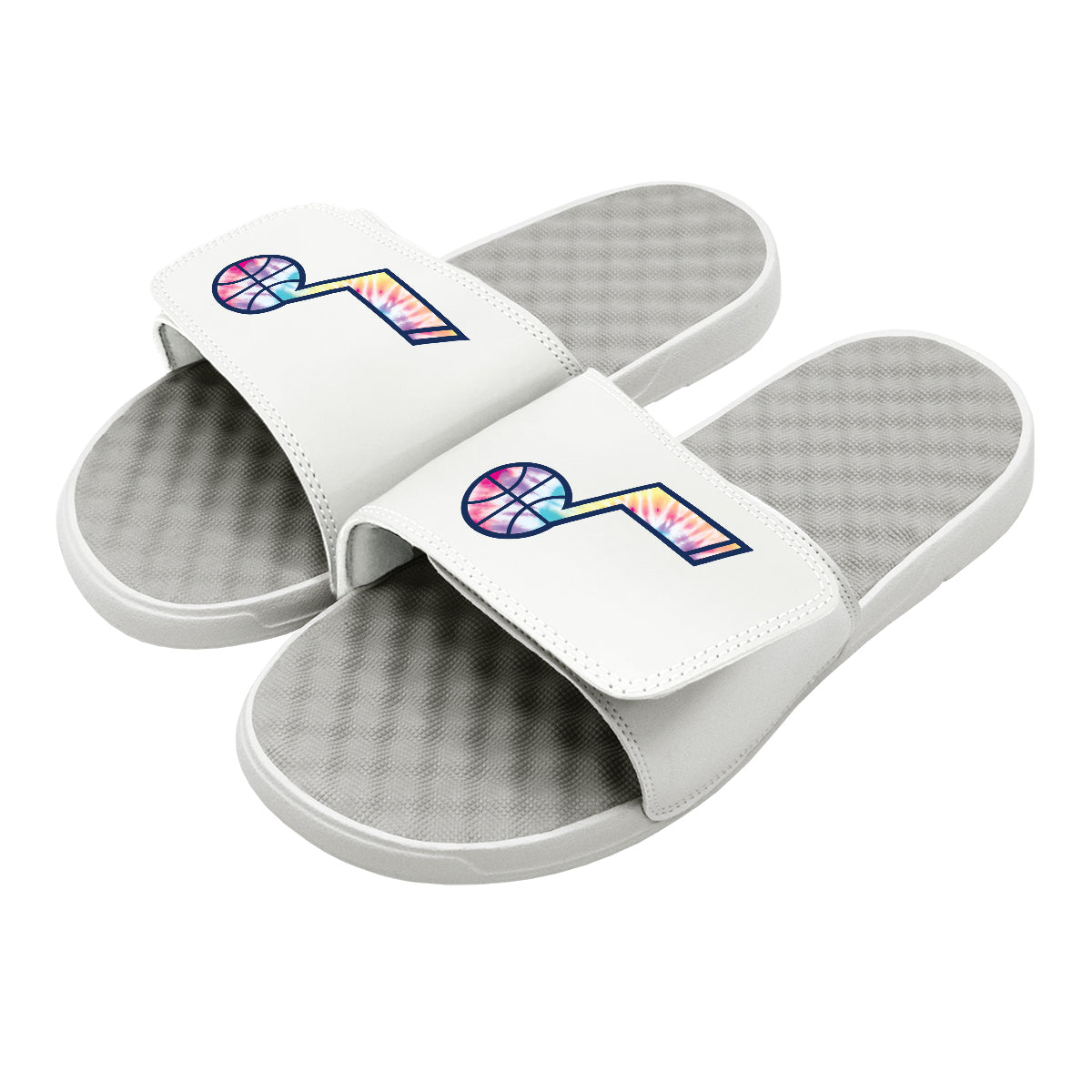 Utah Jazz Tie Dye Clip Slides