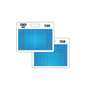 Custom Water Polo Magnetic Coaching Board 11.4'' x 9.4'' / 29 cm x 24 cm