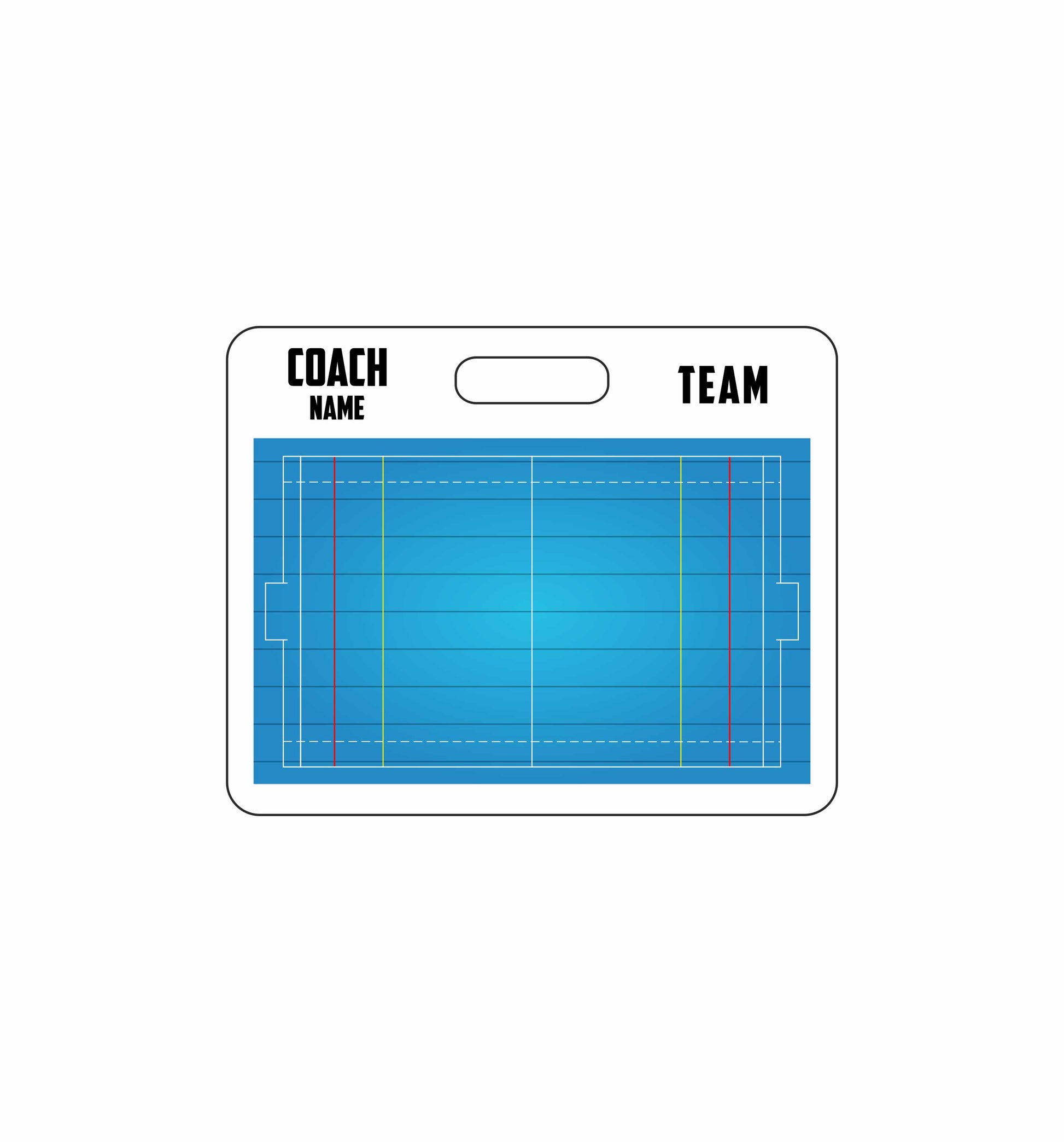 Custom Water Polo Magnetic Coaching Board 11.4 x 9.4 inches