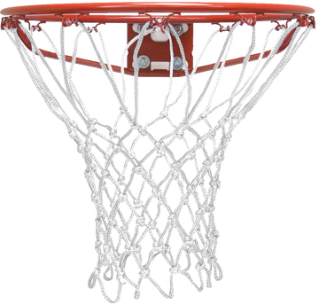Krazy Netz Heavy Duty Brilliant White Basketball Rim Net