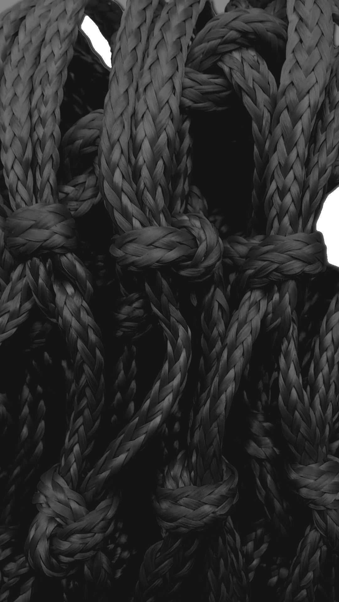 Krazy Netz Heavy Duty Black Basketball Rim Net &mdash; Made-to-order in California