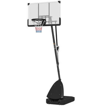 Freestanding Adjustable Basketball Hoop with 44
