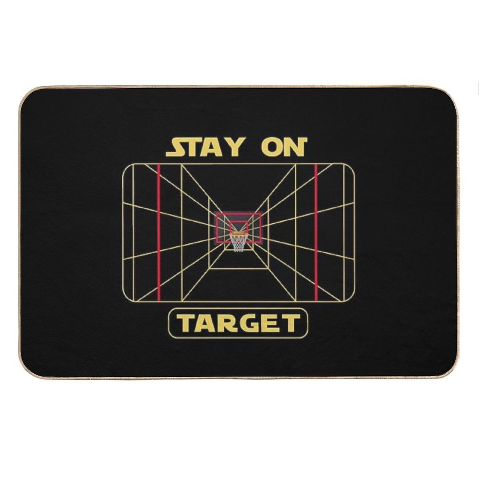 Stay on Target - Basketball Hoop Bath Mat