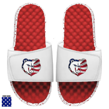 Memphis Grizzlies Red Americana Slides