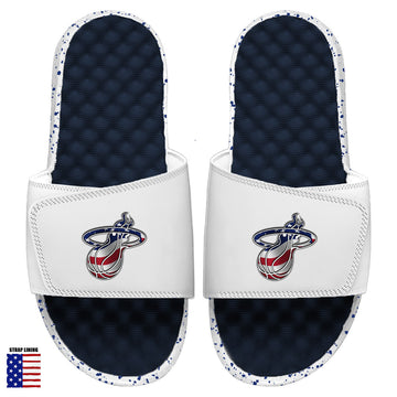 Miami Heat Navy Americana Slides