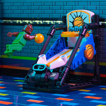 Streetball (Basketball) Arcade made using LEGO parts - B3 Customs