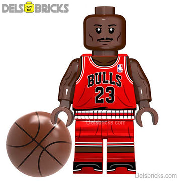 Michael Jordan Lego Minifigures Custom Toys Sports Icons NBA 1