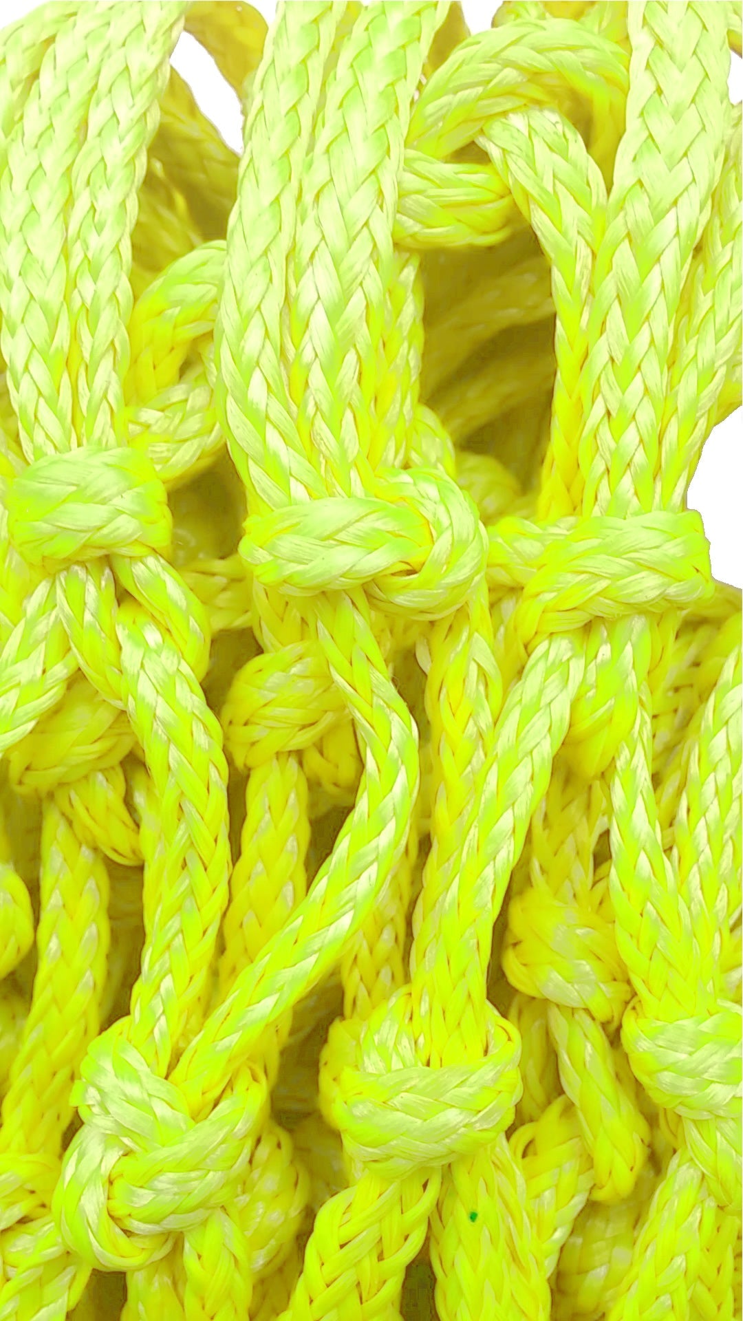 Single Rim Net Krazy Netz Heavy Duty Yellow Basketball Rim Net