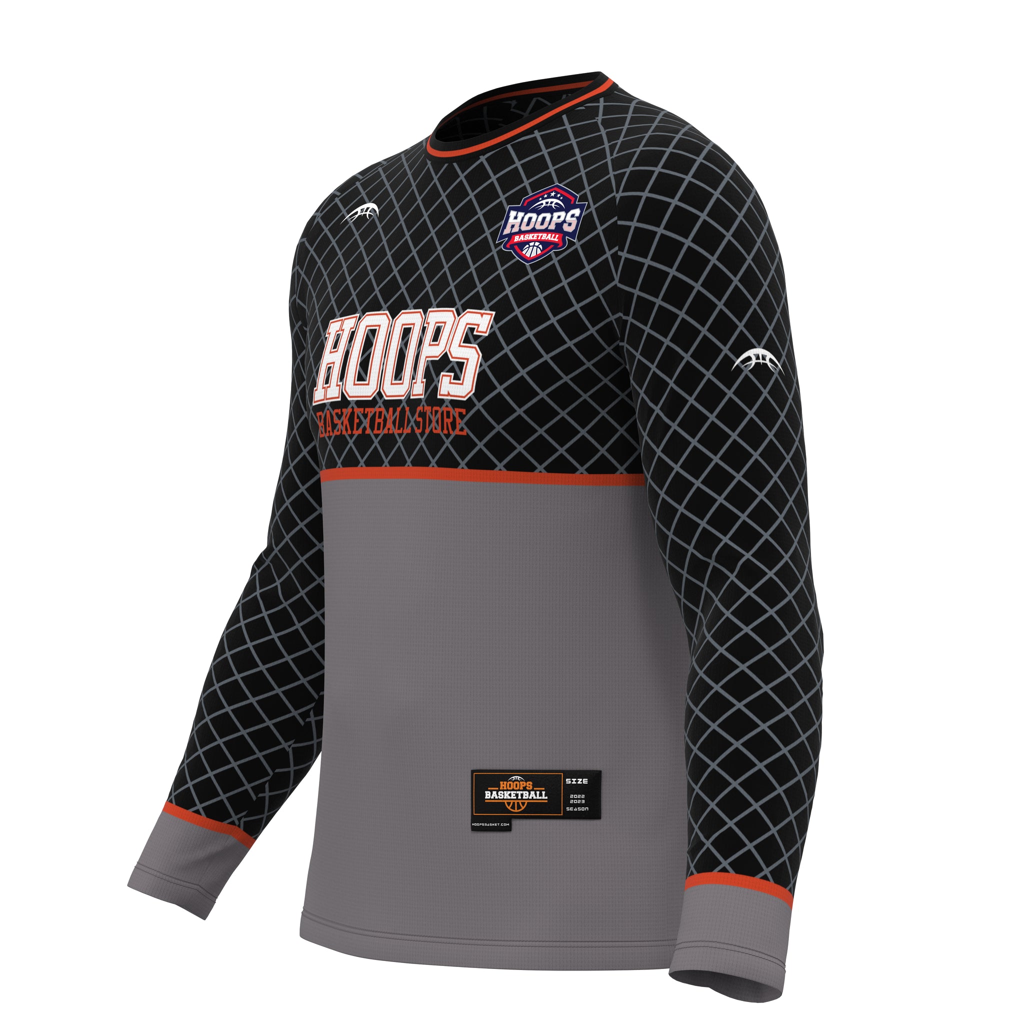 Custom Digital Print Basketball Warm-Up Shirt - 1013