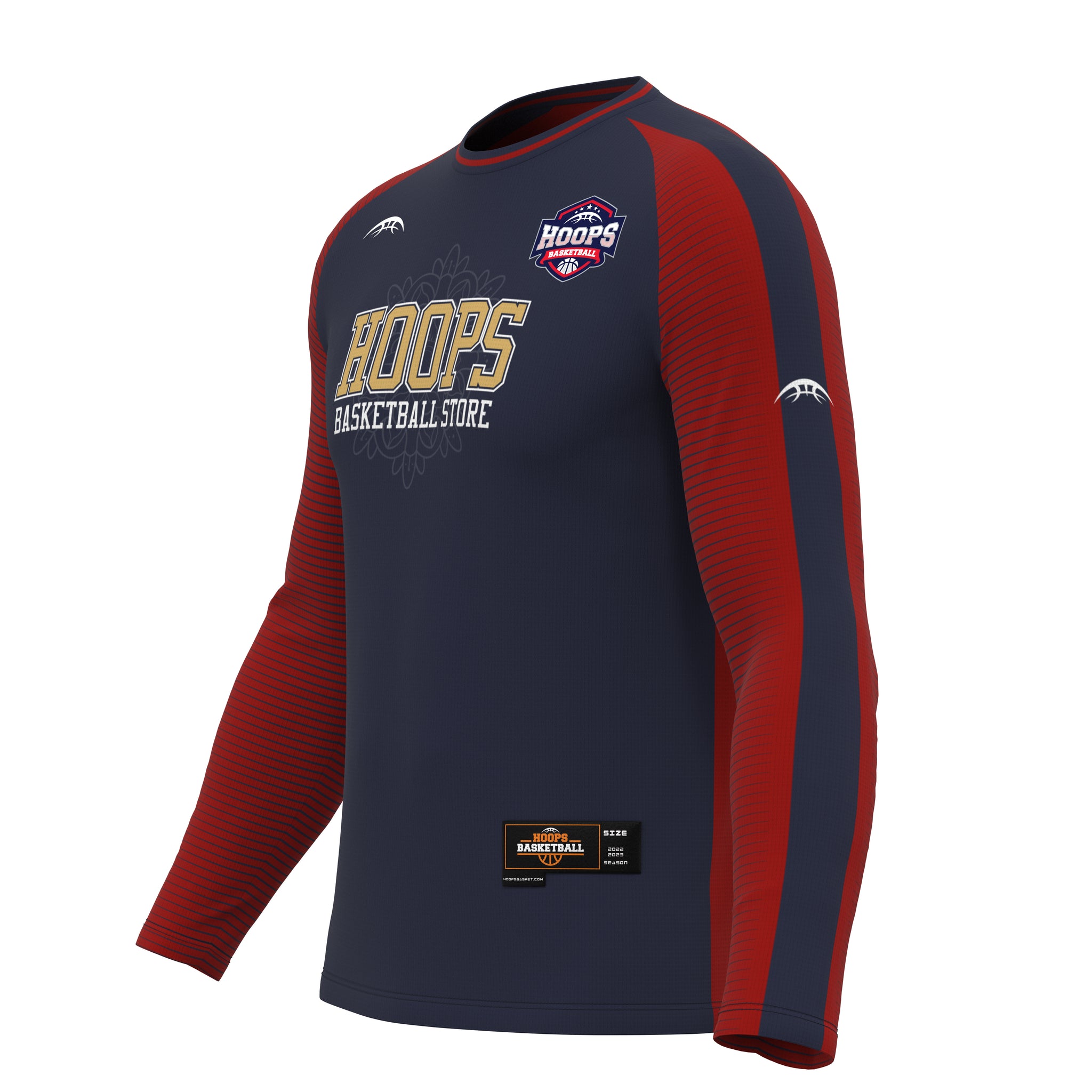 Custom Digital Print Basketball Warm-Up Shirt - 1014