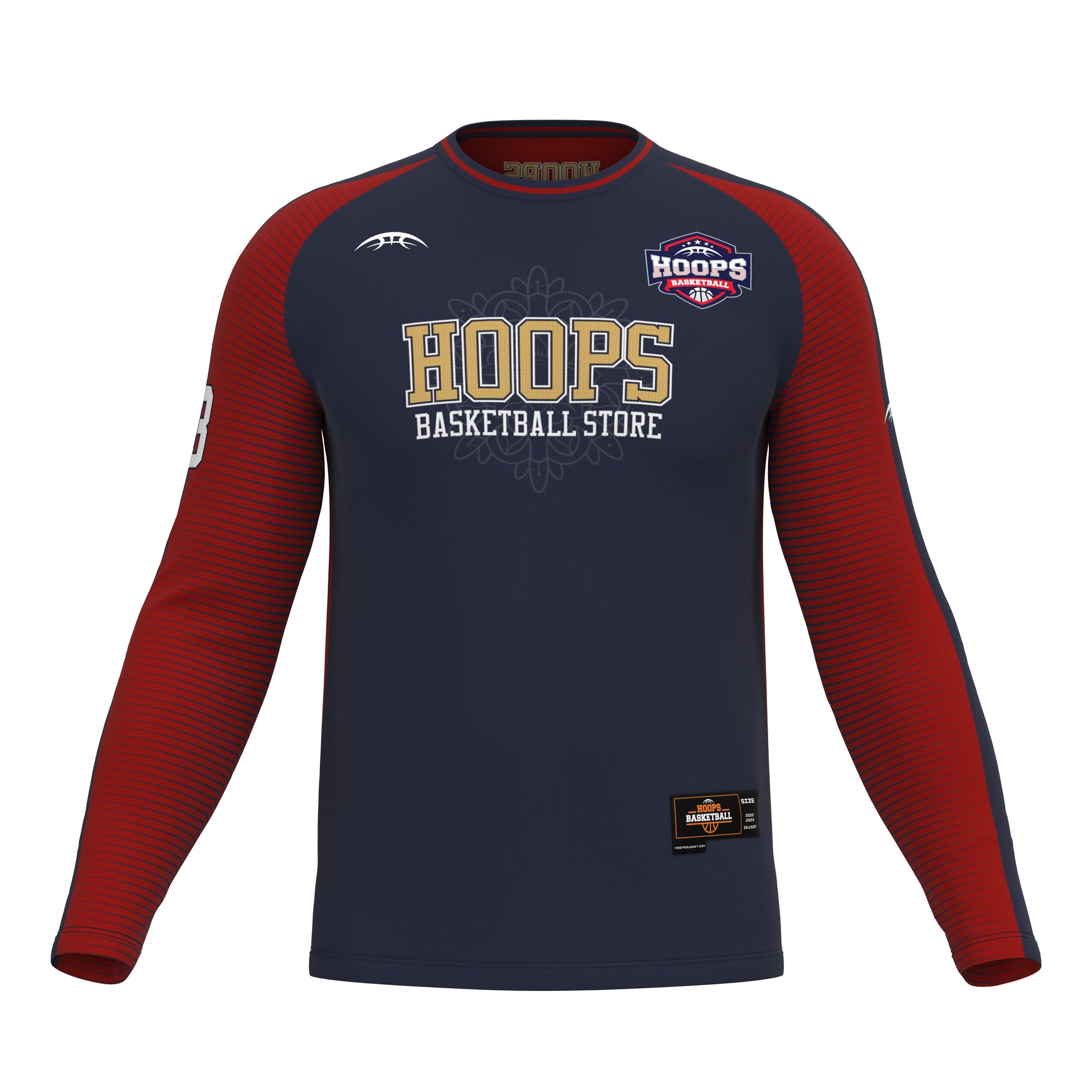 Custom Digital Print Basketball Warm-Up Shirt - 1012 XL