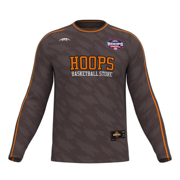 Custom Digital Print Basketball Warm-Up Shirt - 1015