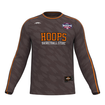 Custom Digital Print Basketball Warm-Up Shirt - 1015
