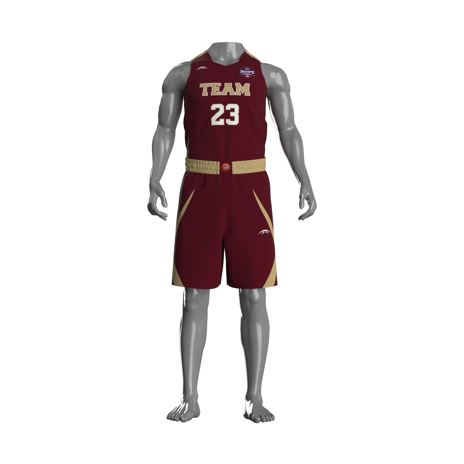 Custom All-Star Basketball Uniform - 150 Horn XL / Girls