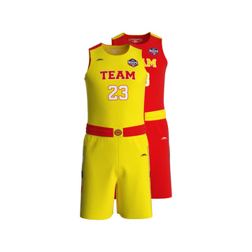 Custom All-Star Reversible Basketball Uniform  - 151 Orange