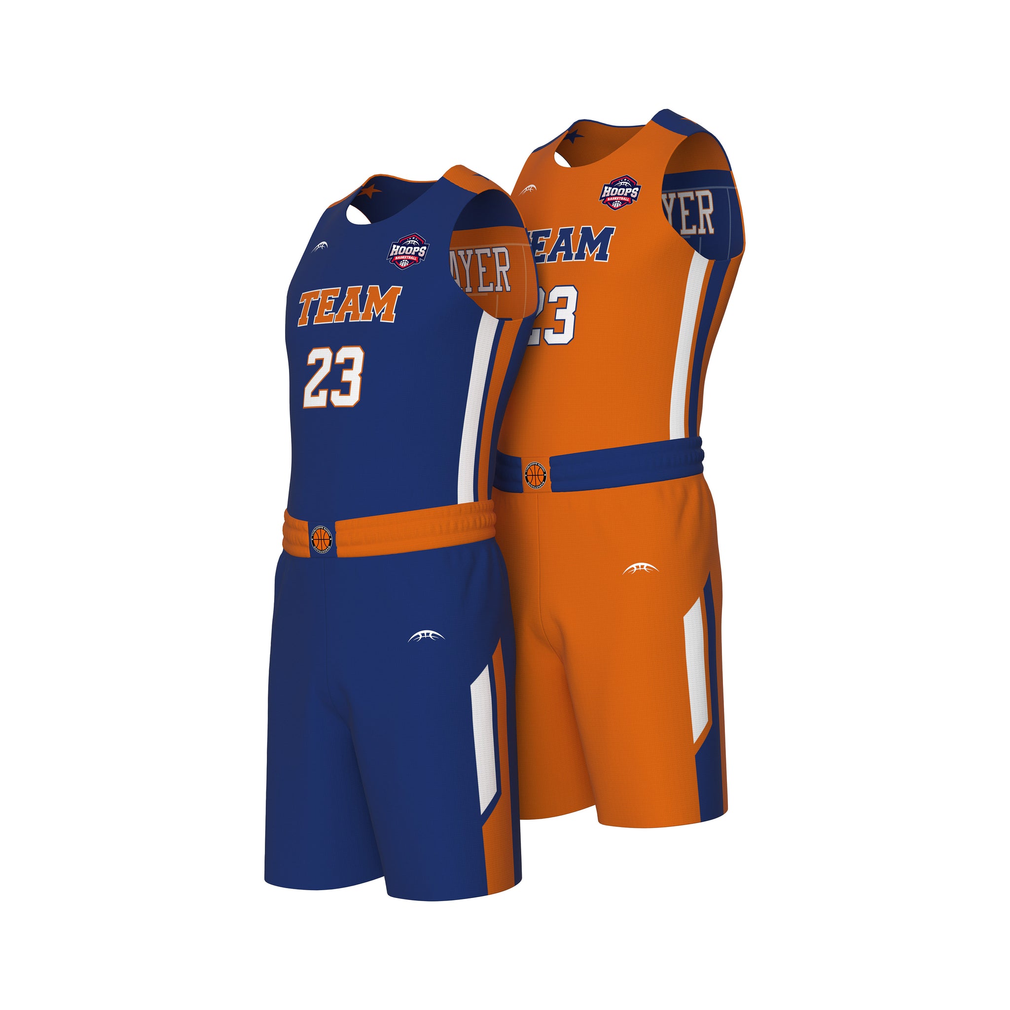 Custom All-Star Reversible Basketball Uniform  - 159 Falcon